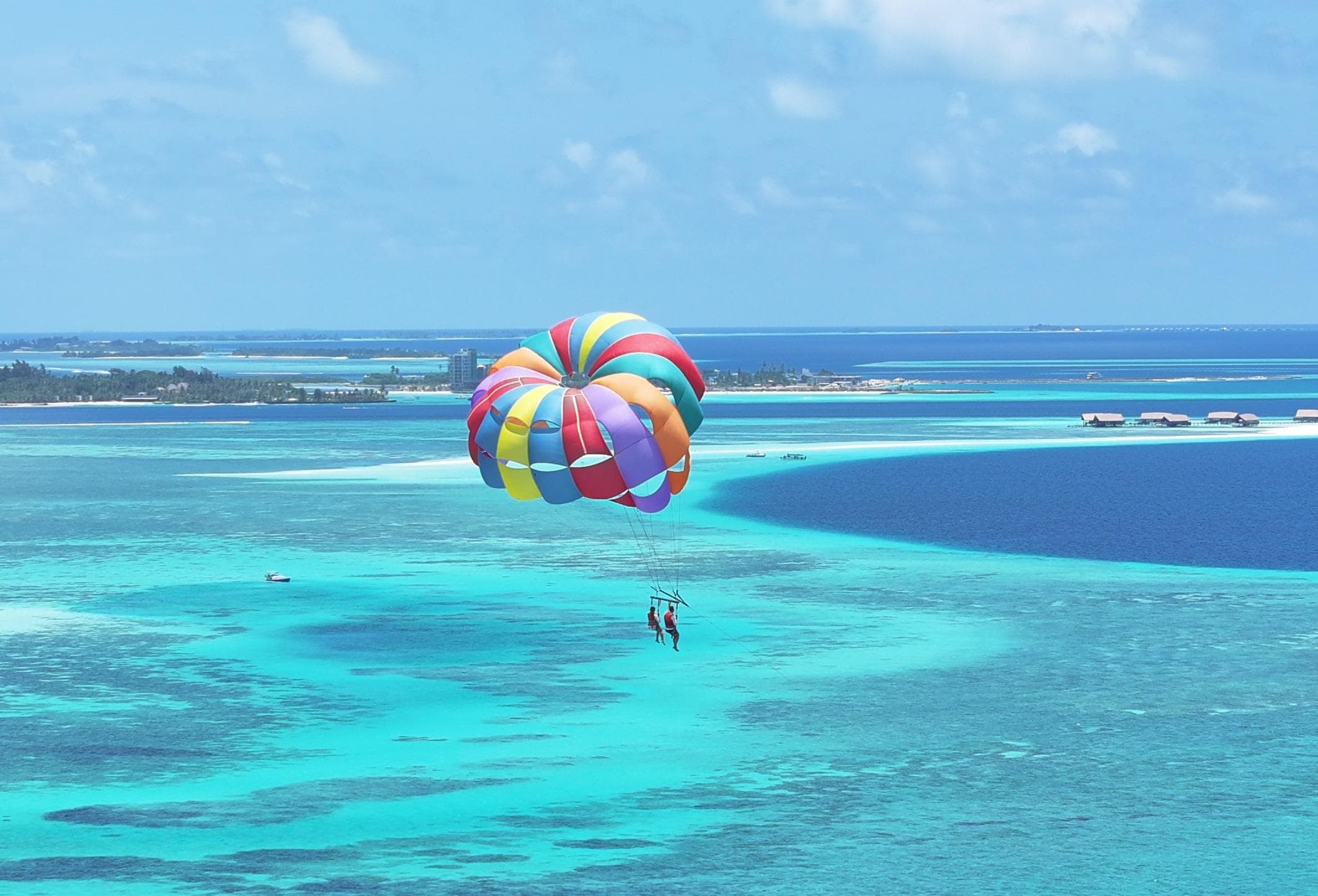Parasailing, Jet Ski, Fun Tube & Canoe in Maafushi Maldives - Package Two