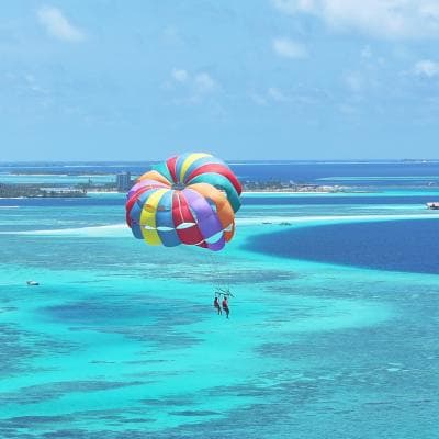 Parasailing, Jet Ski, Fun Tube & Canoe in Maafushi Maldives - Package Two