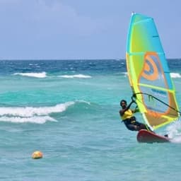 Windsurfing Adventure in Maafushi – Glide Across the Turquoise Maldives Lagoon 3