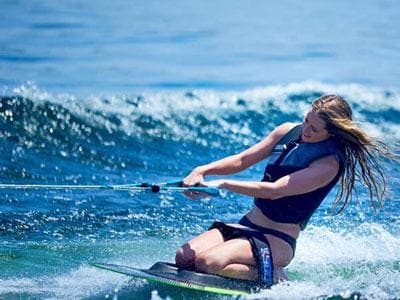 Kneeboarding Adventure in Maafushi – Thrilling Water Sports Experience