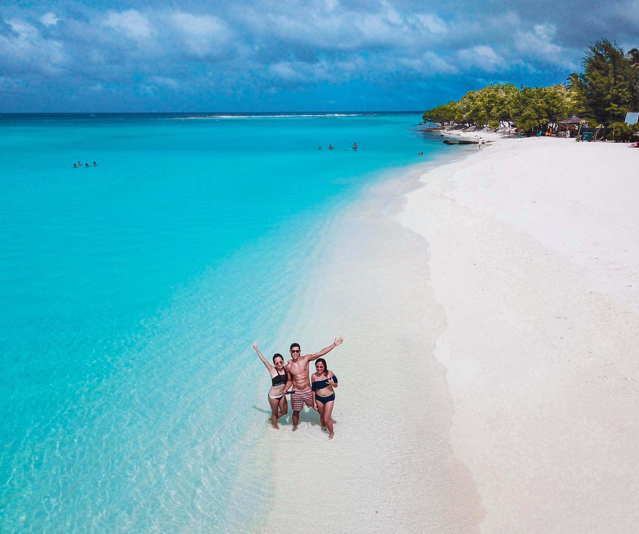 an island view of the Maldives